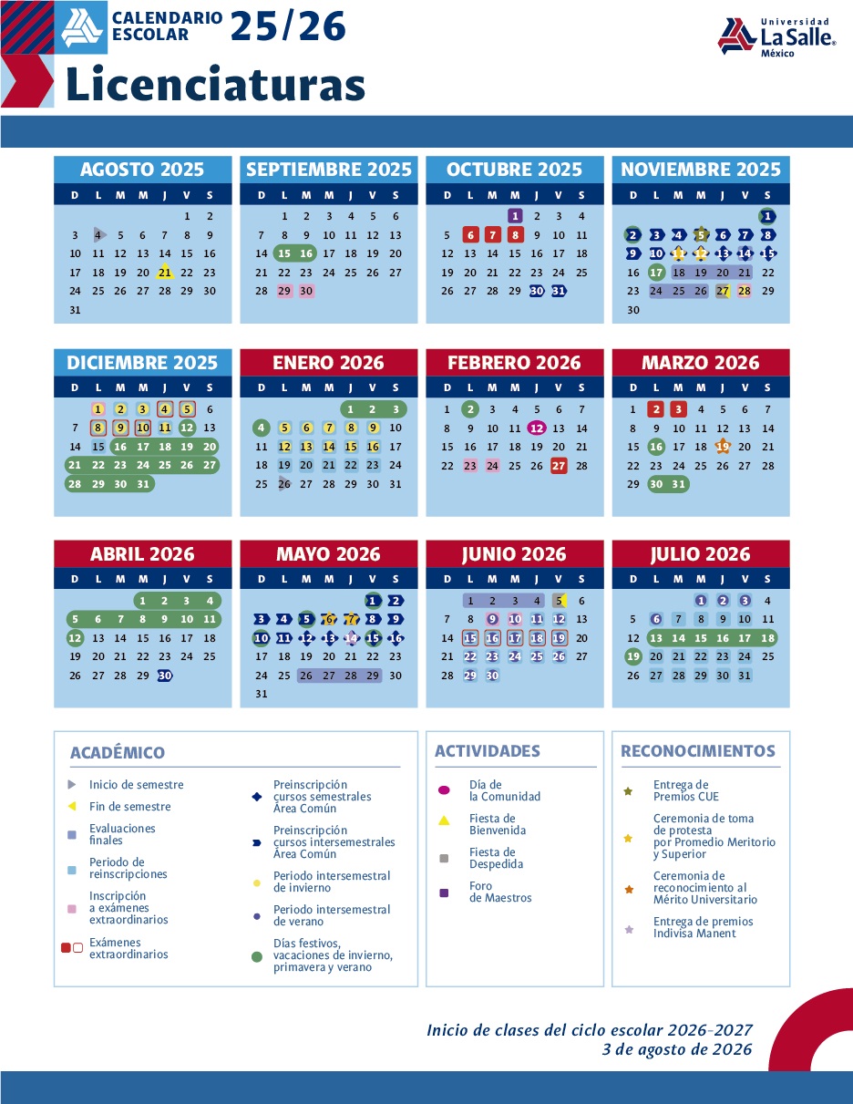 Calendario General