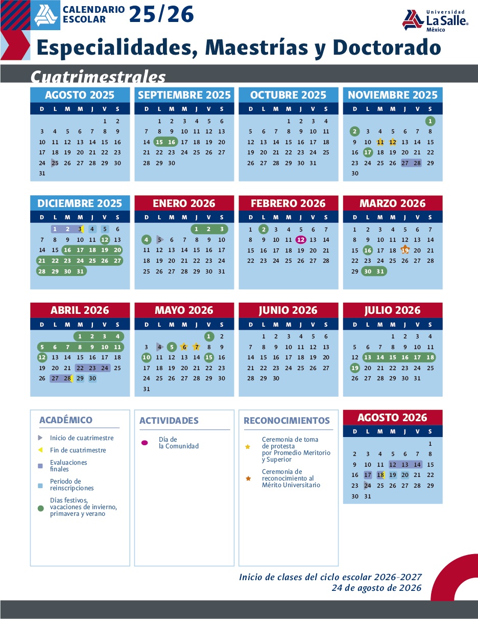 Calendario General