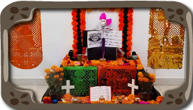 ofrenda de Coordinación de Biblioteca<br><br>