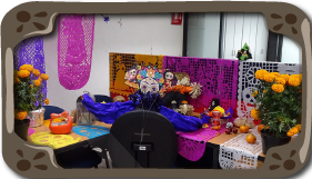 ofrenda de Escuela Preparatoria Santa Teresa