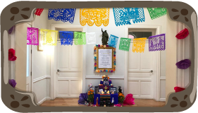 ofrenda de Coordinación de Relaciones Públicas y Comunicación