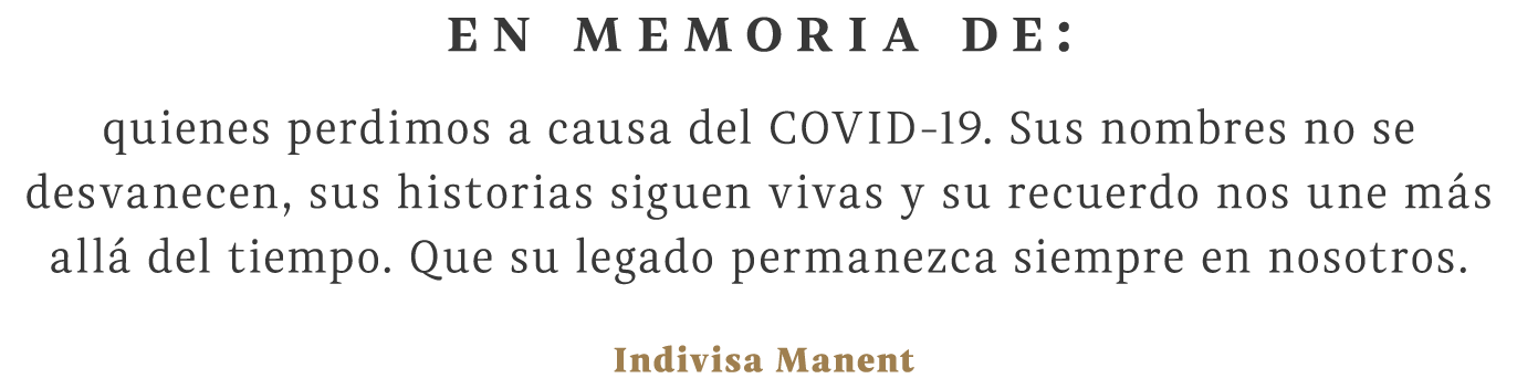 En memoria de quiener perdimos a causa del COVID-19